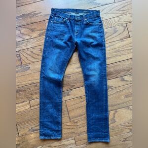 Men’s Wings + Horns Cone Mills White Oak 13.5oz Indigo Selvedge 1968 Silm Jeans